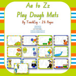 A to Z Play Dough Mats