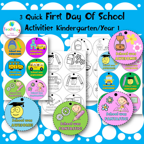 First day of school badge